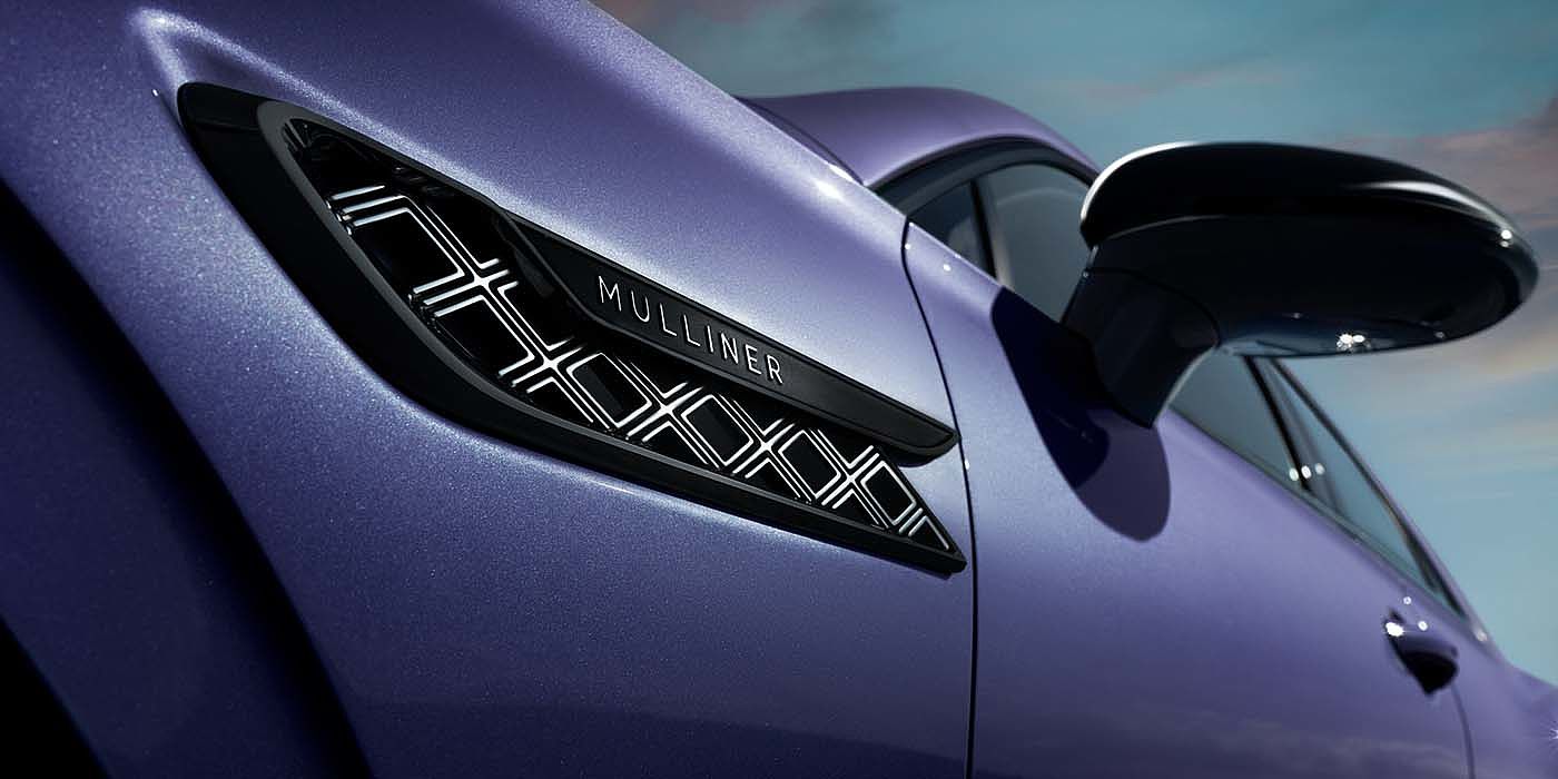 Bentley Kuala Lumpur Bentley Flying Spur Mulliner in Tanzanite Purple paint with Blackline Specification wing vent