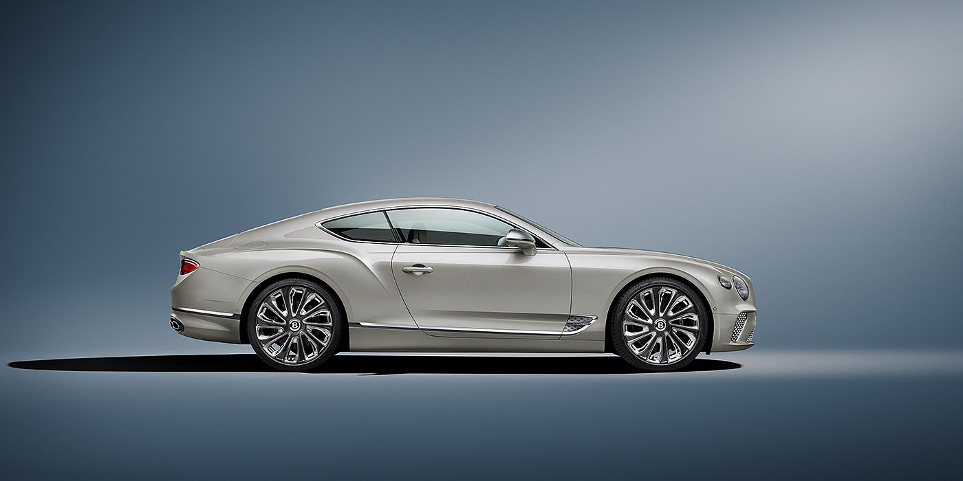 Bentley Kuala Lumpur Bentley Continental GT Mulliner coupe in White Sand paint front 34