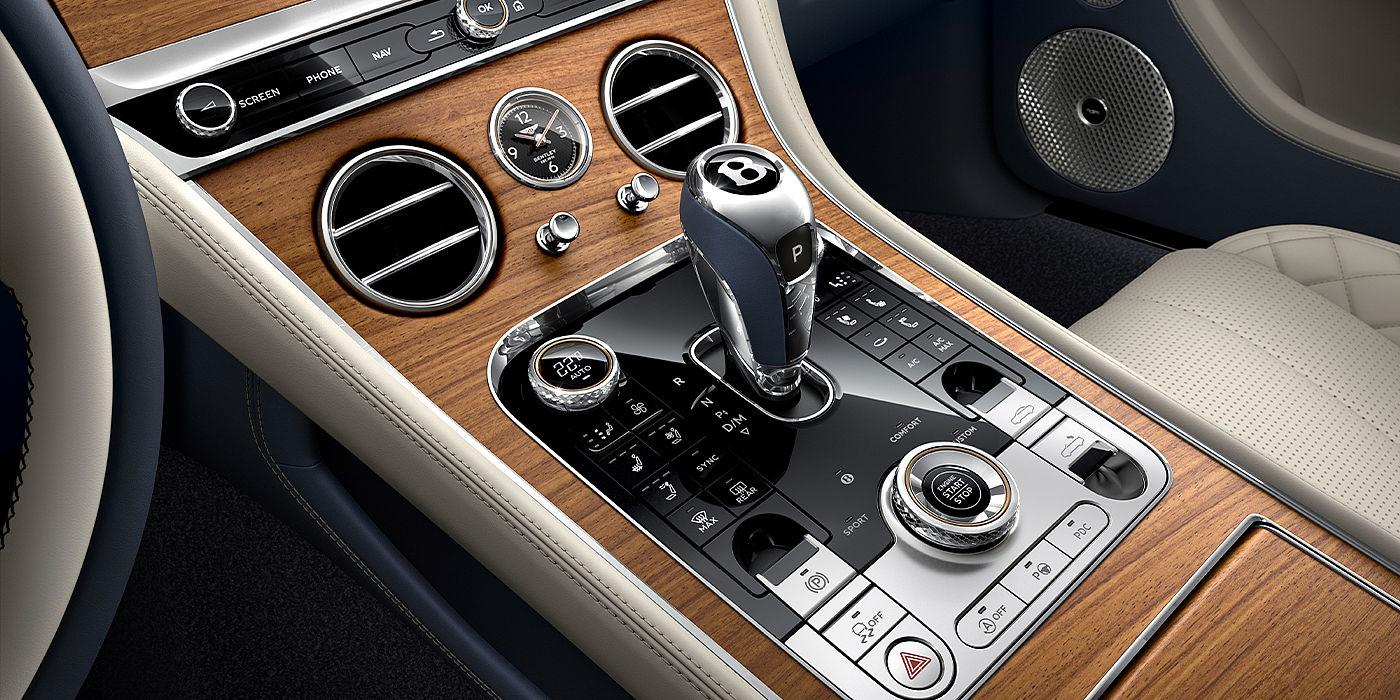 Bentley Kuala Lumpur Bentley Continental GTC Azure convertible front interior console detail